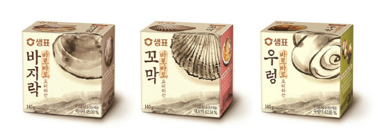 샘표 '바로바로 요리하는' 캔 시리즈.  각사 제공